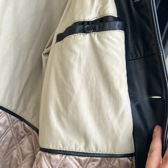 Couture Black Leather Lambskin Jacket - Picture 7 of 10